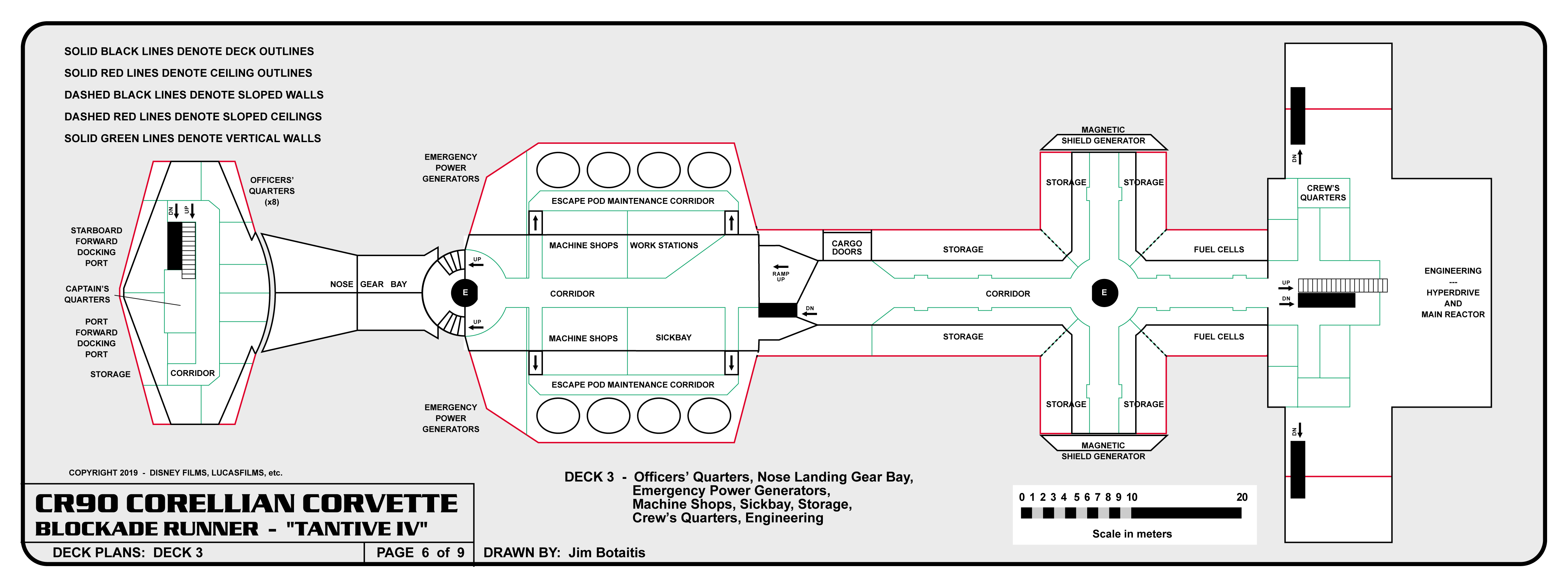 JBOT Decals Tantive IV (Blockade Runner) Star Wars